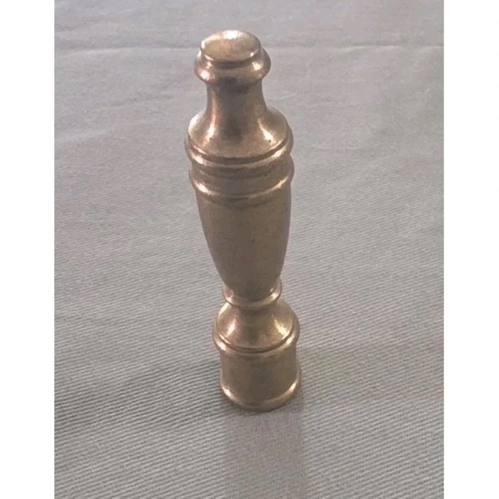Solid Brass Lamp Shade Finial 2 1/4 inches Tall Scrap Metal